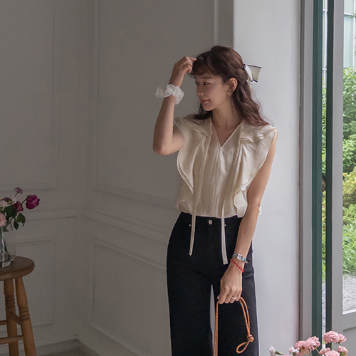 Meryton Sky Sky Feminine Freel Blouse [size: F (55~66)]