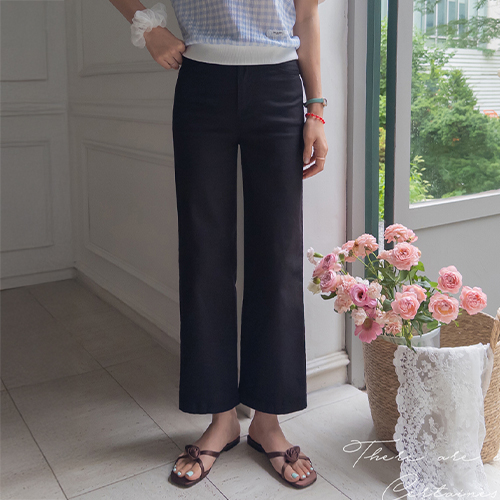 Rubinne Chewy, Cool, Lively Summer Wide Grob Denim Pants [size: S, M, L]