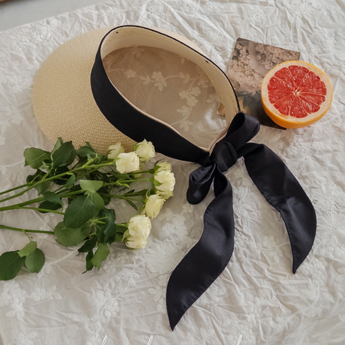 Slice of Summer Back Ribbon Sun Cap