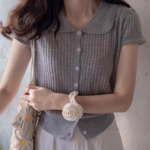 Sorbonne Mini Punching Summer Collar Slim Fit Cool Knit [size: F (55~66)]