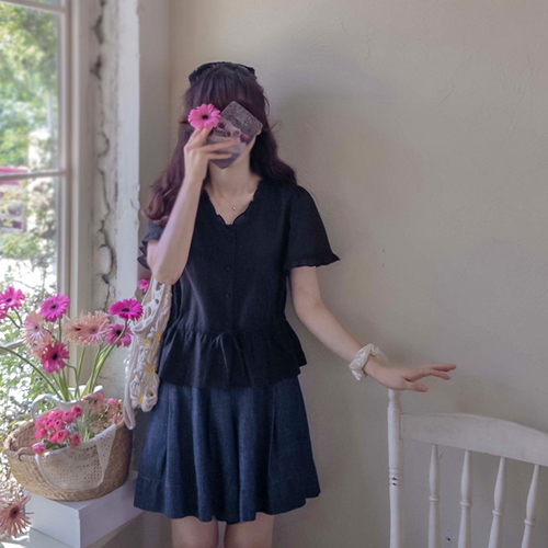 Heiden Pure Cool Necksharing Waist Strap Adjustment Blouse [size:F(55~66)]