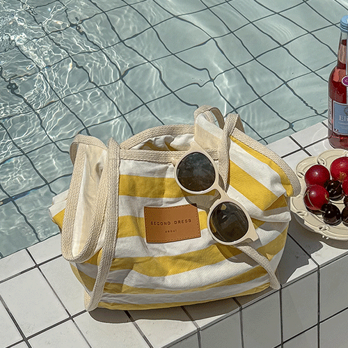 Sunlight Stripe Beach Eco Bag