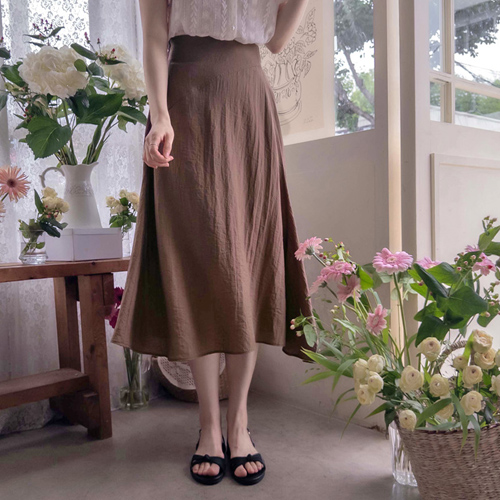 Joanna Windy Charur Tencel Cool Band Skirt [size:F(55~66)]
