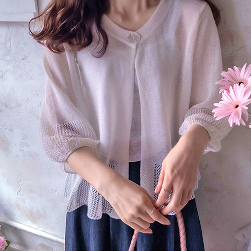 Polly Summer Beach Skirt Balloon Cardigan [size:F(55~66)]