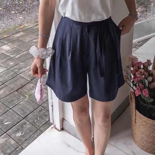 [New product special price 5,000 won discount] <FONT color=#5a3954>MADE LIN</font> Poider Linen tie button Pants [size: S, M, L]
