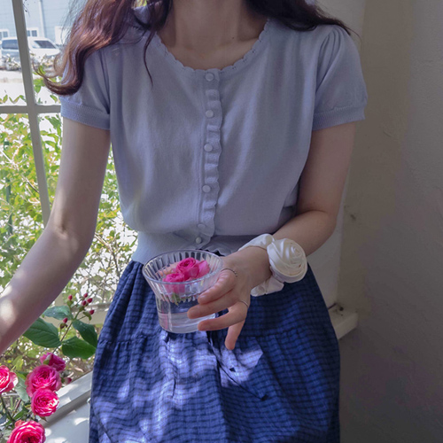 Ratsbell Lovely Wave Neck Sharing Summer Knit [size: F (55~66)]