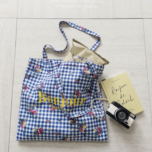 Light Switch Bonjour Flower Eco Bag