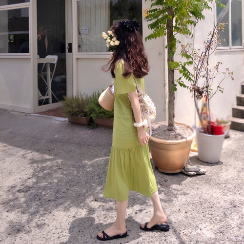 [LABEL] Road Pintuck Summer Cooling Moisturizing Soft Fit One Piece [size:F(55~66)]