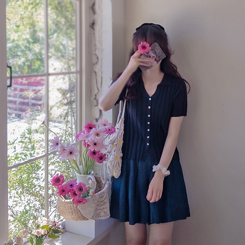 Crabin Soft Stretchy Span Summer Tencel Loose Fit Knit [size: F(55~66)]