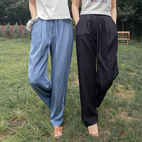 [New Arrival Special Price 5,000 Won Discount] <FONT color=#5a3954>MADE LIN</font> Vanid Charang Banding Summer Pants [size: F (55-66)]