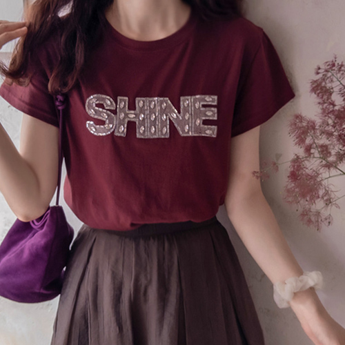 Rubins Shinebiz Lettering Season Point Tee [size: F(55~66)]