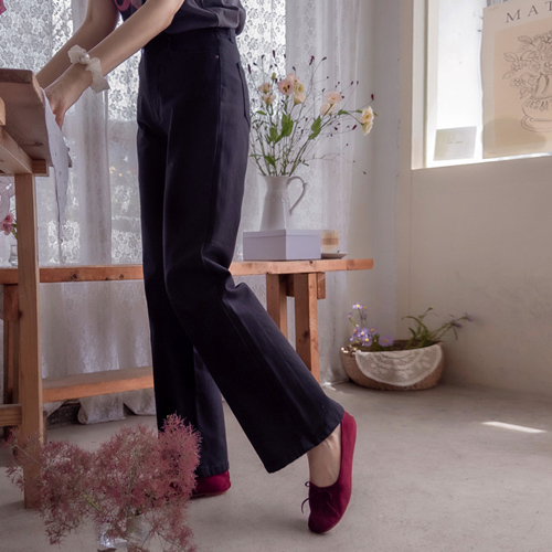 Suzake Stretchy Slim Long-Leg Fit Band Pants [size: S, M, L]