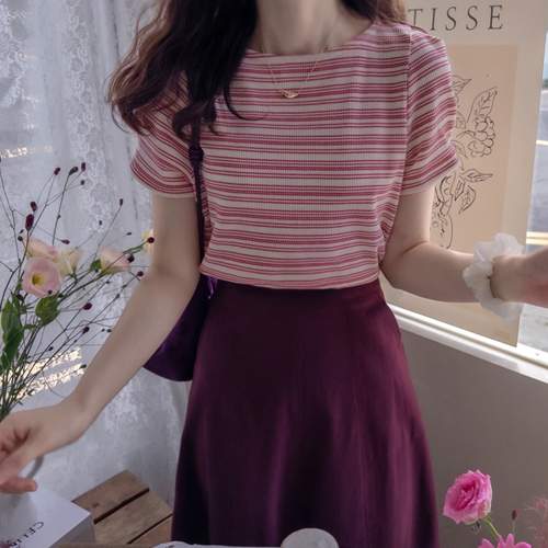 Moned Budrunspan ST Pintuck Puff Tee [size: F(55~66)]