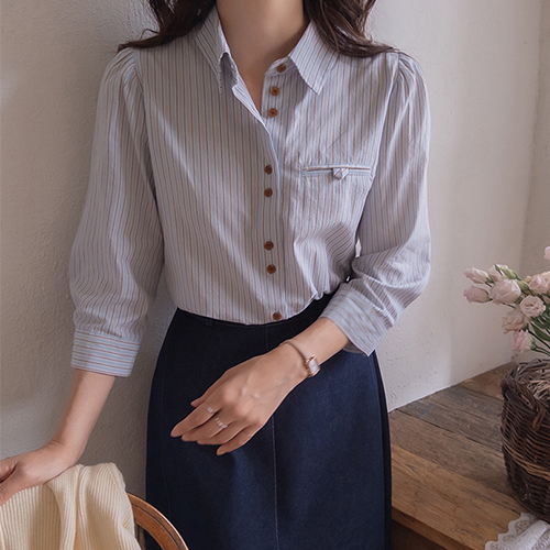 [LABEL] Rohins unique Kara back team 8-part single-breasted shirt [size: F, 1]