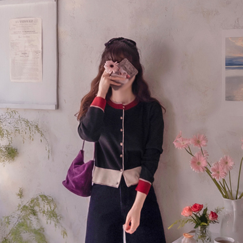 [LABEL] Liberty Fall Color Chic Daily Cardigan [size: F (55~66)]
