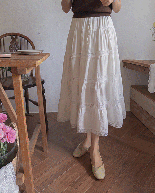 [LABEL] Paley's lovely 5-step cancan Race Rong skirt [size: F(55~66)]