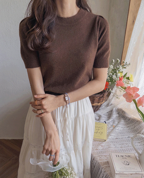 Lilian Daily Pintuck Shirring Wool Spandex Knit [size: F(55~66)]