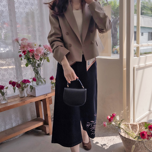 [LABEL] Diana Scarf Detachable High-Density Luxe Jacket [size: F (55~66)]