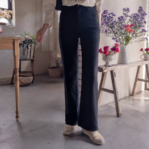 Polyester Stretch Slim Fit Ring Band Pants [size: S, M, L]
