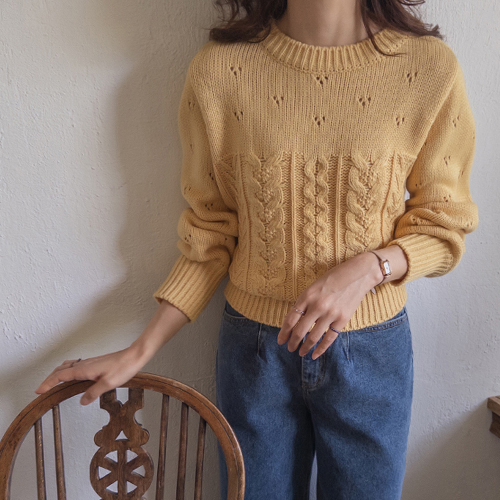 Lauren Pretty Song Song Punching Twiddle Knit [size: F (55-66)]
