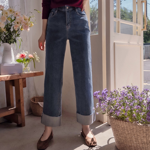 Season Roll-up Soft, Elastic Band Pants [size: S, M, L] 