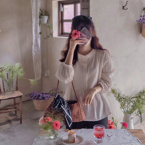 [LABEL] Roymond One-Rise Elegant Blouse [size: F (55-66)]
