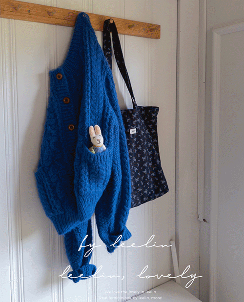 [One is enough][LABEL] Robea thick and fluffy cable knit cardigan [size: F(55~66)]