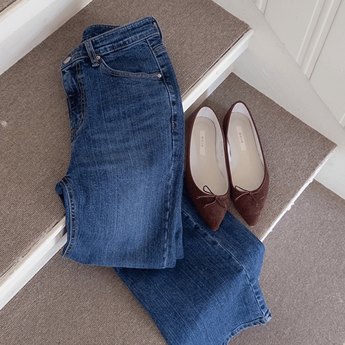 [Height Slab!! Slimmer] Slim Long Legs, Stretchy Bootcut Denim Pants [size: S, M, L]