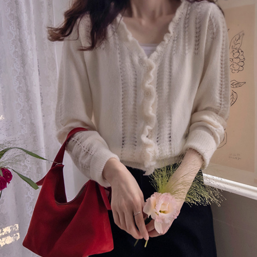 [LABEL] Chernia Lovely Sharing Loose Fit Soft Cardigan [size: F(55~66)]