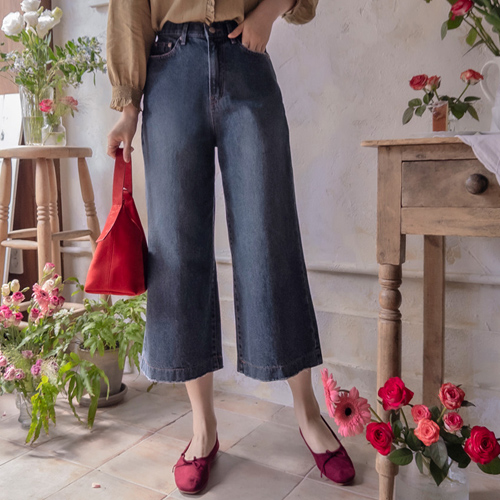 [New Arrival Special Price 6,000 Won Discount] <FONT color=#5a3954>MADE LIN</font> Coen Hidden Banding Autumn Feel Kyurot Denim Pants [size: S, M, L, XL)]