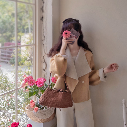 Shoe Mild Color Block Sophisticated Handmade Coat [size: F(55~66)]