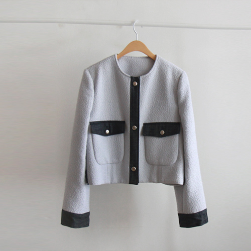 The Royce Shoe Pocket Seasonal Color Blocking Mapsi Jacket [size: F (55~66)]