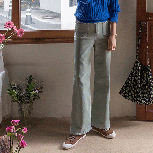 [Jjotjjot Tension] Hayes Daily Straight Fit Front Pocket Corduroy Pants [size: S, M, L]