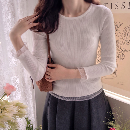 [LABEL] Gemma Lace Soft and Flexible Stretchy Spandex Knit [size: F (55~66)] [Pre-orders scheduled to ship after 10/28]