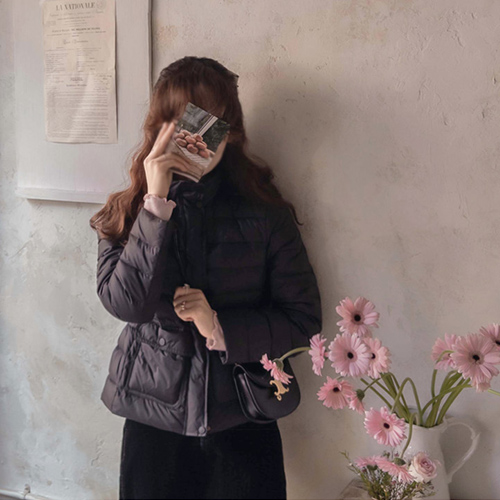 [Outer Limited Quantity 30% Sale] <FONT color=#5a3954>MADE LIN</font> Friend Me Warm Goose Down String Edge Padding [size: F (55~66)]