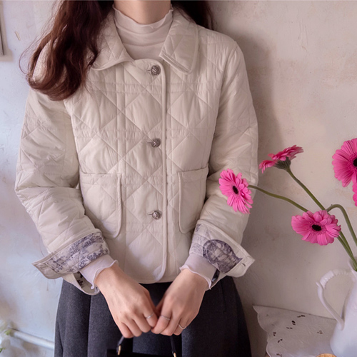 [Outer 10% Sale][LABEL] Lanska Lining Point Compression Light Lux Quilted Padding [size: S, M, L]