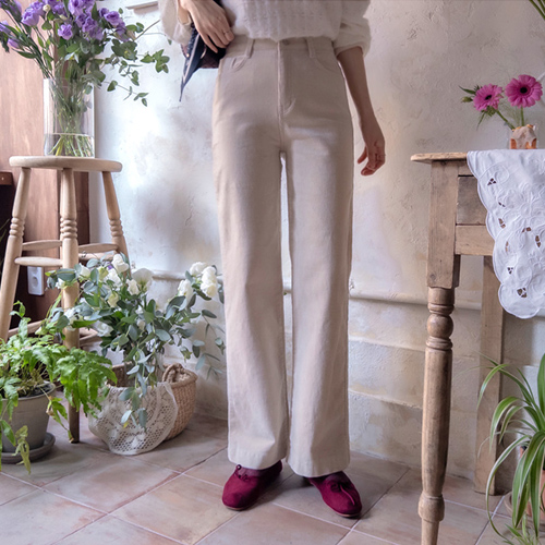 Roybin Slim Fit Corduroy Band Pants [size: S, M, L]