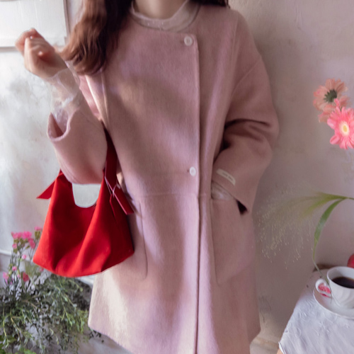 Jessi Card Lovely Tasum Handmade Muffler Set Coat [size: F(55~66)]