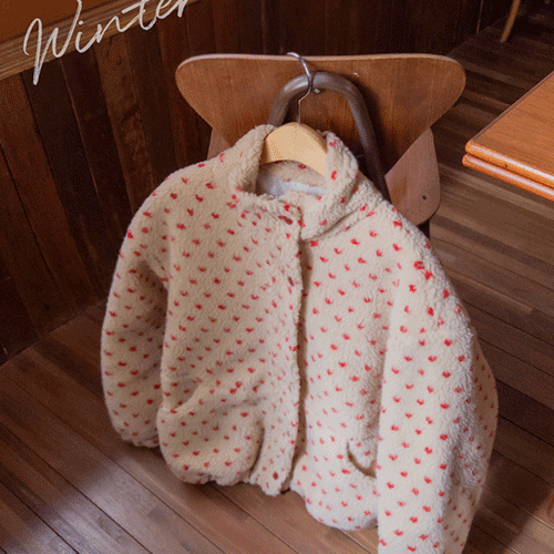 [Limited Quantity! Pre-order] Shuna Bombak Dot Fleece Jumper [Expected to arrive on November 11th] [Size: F (55-77)]