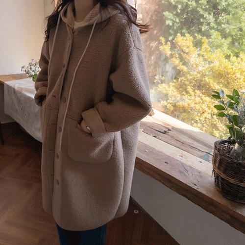 [New Product Special Price 10,000 Won Discount] <FONT color=#5a3954>MADE LIN</font> Lapinel Knit Hooded Detachable Poggle Jumper [size: F (55-66)]