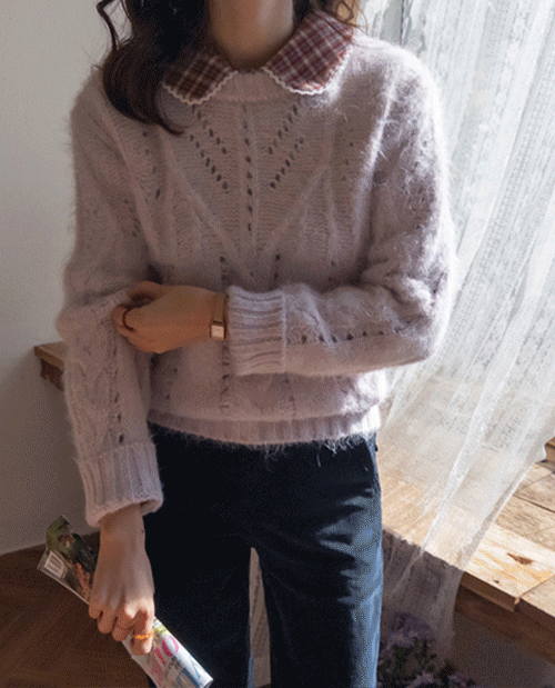 Melty You Cozy Ttasup Twisted Wool Knit [size: F (55-66)]