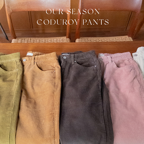 [Tension GOOD!] Winter Straight Wide-Fit Corduroy Hidden Banding Pants [size: S, M, L]