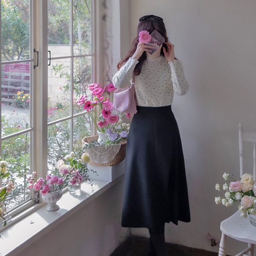 Roet's Stretchy Span Lining Clean Fit Skirt [size: S (55~66), F (77)]