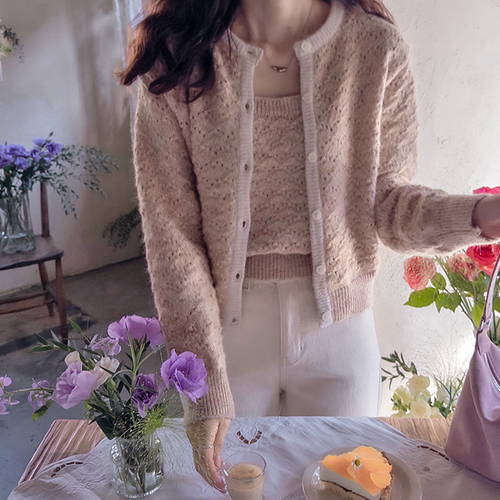 Plandy Skashi Fluffy Warm Cardigan [size: F(55~66)]