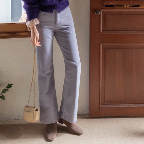 [Angimo] [Jjangjjangspan] Lynel Slim Straight Fit Corduroy Pants [size: S, M, L]