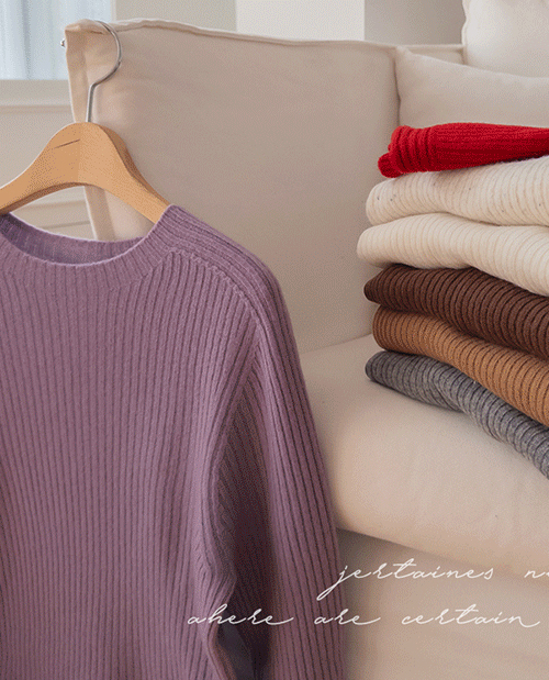 Haze Boatneck Freel Corrugated Knit [size: F(55~66)]