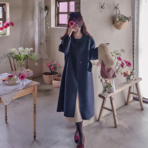 Alpaca Wool Handmade & Duck Down Vest Set Outer [size: S (55~66) [A outfits], M (77)]