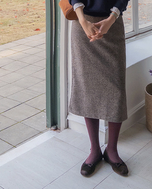 [Wool Bling] Minuet Lower Body Cover Back Banding Team Hline Back Banding Skirt [size: F (55~66)]