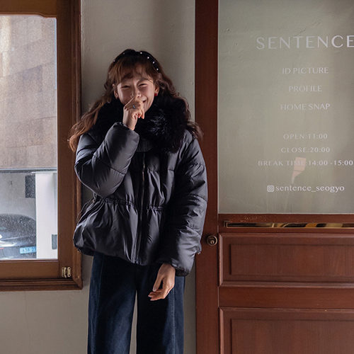 Mudind Warm and Rich Fur Collar Padding [size: F (55-66)]