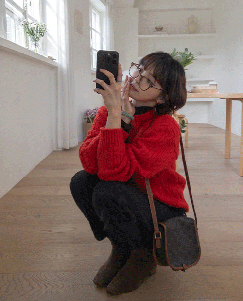 Risof Classic Knit Wool Blender Knit [size: F (55-66)]